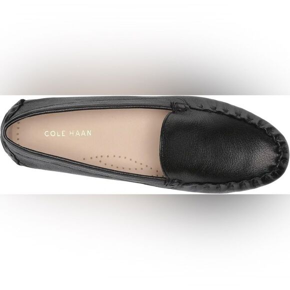 Cole Haan Evelyn Driver loafer black Leather size 6 NWT in box - Picture 2 of 14